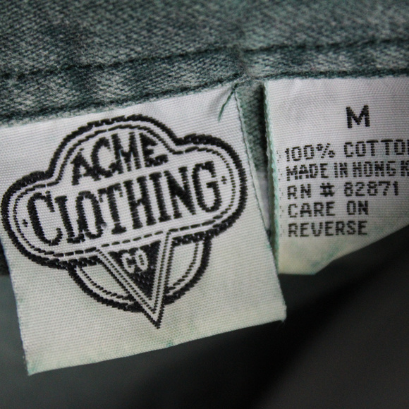 Acme Clothing Medium Long Sleeve Button Up Shirt - Picture 7 of 7